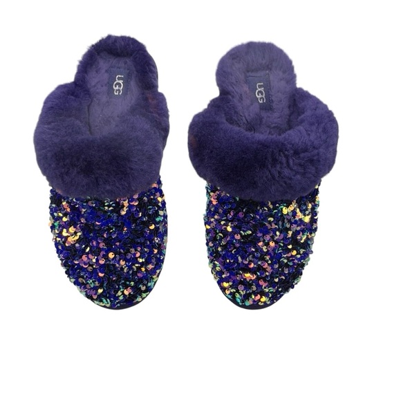 UGG Scuffette II Stellar Sequin Women’s Size 10 - Picture 3 of 9